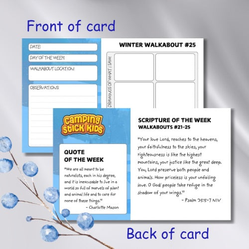 Winter Walkabout Cards