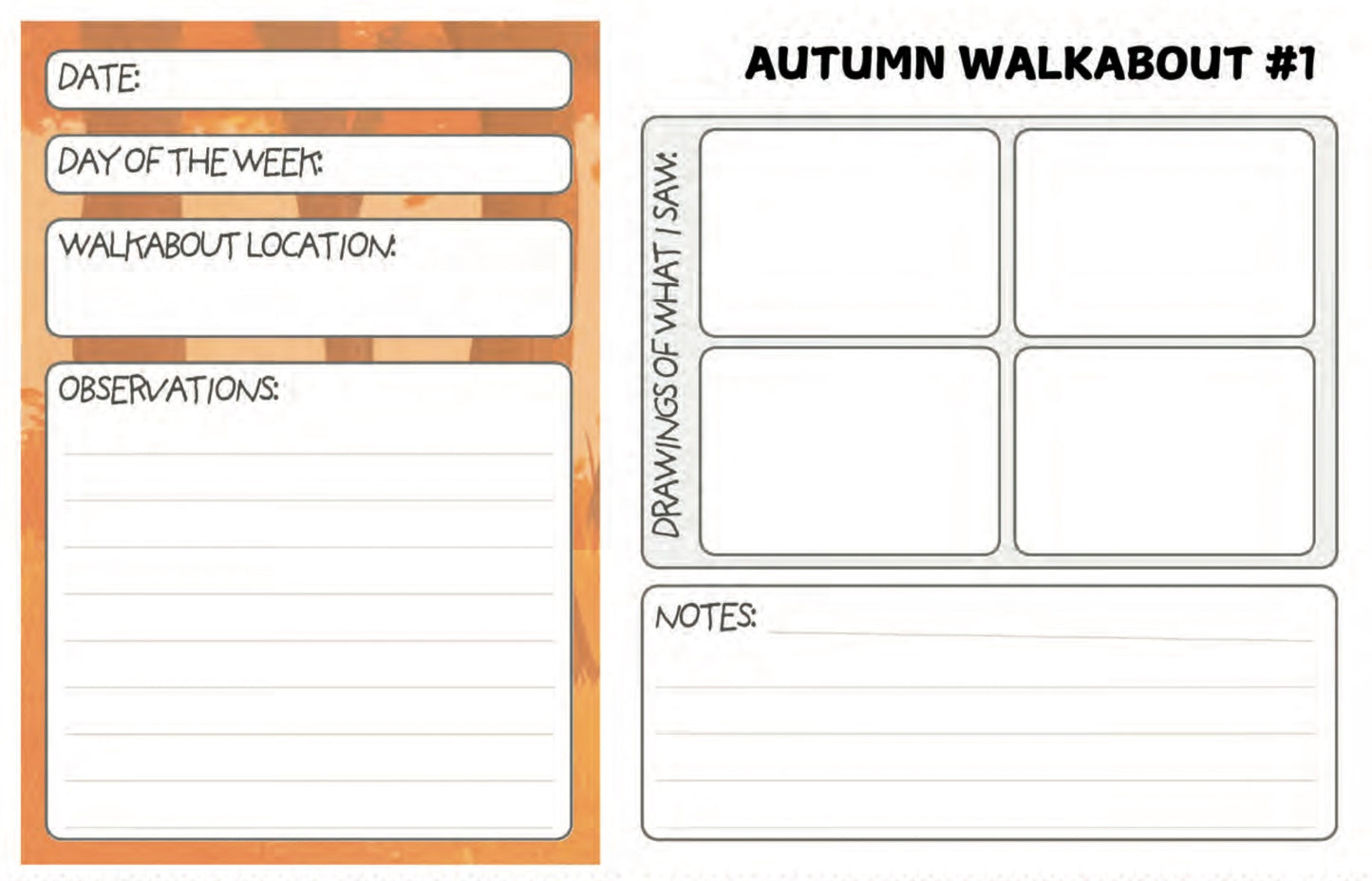 Autumn Walk About Cards