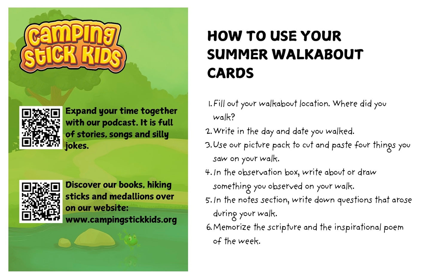 Summer Walkabout Cards