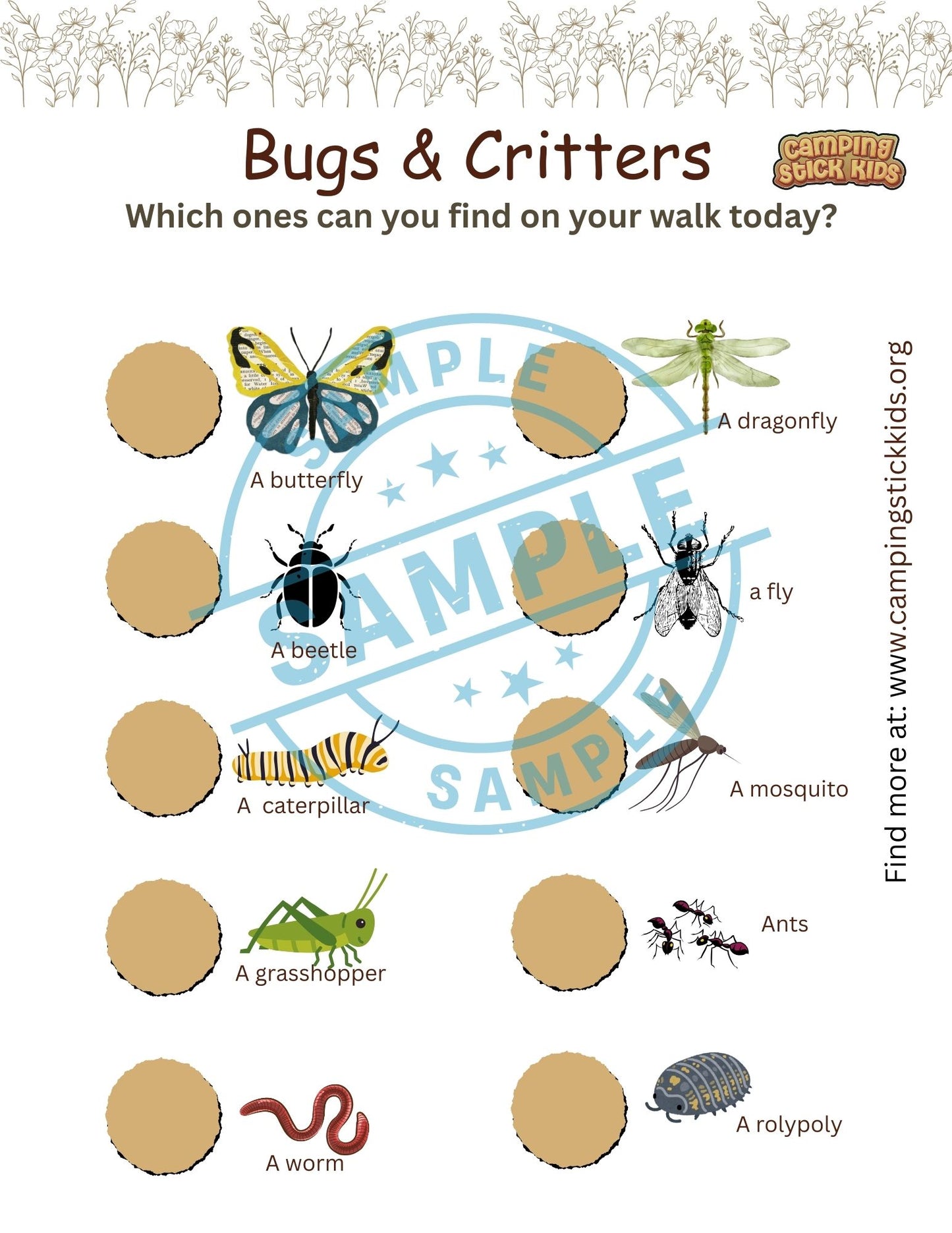 Bugs & Critters Hunt