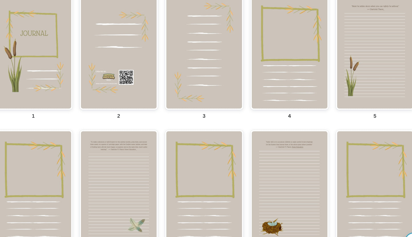 Leader Nature Journal-digital download
