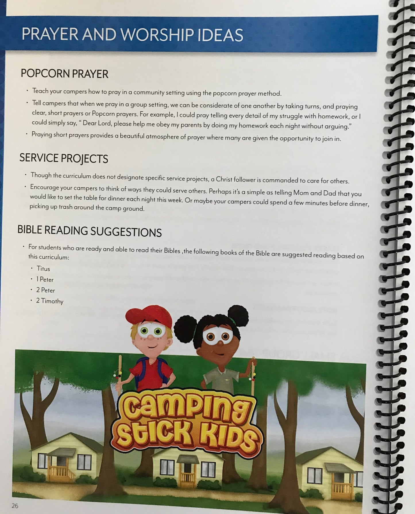 Camping with Jesus kit for 10 campers