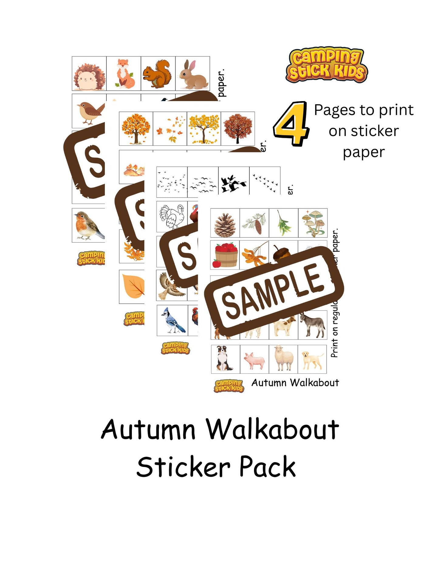 Autumn Walk About Cards