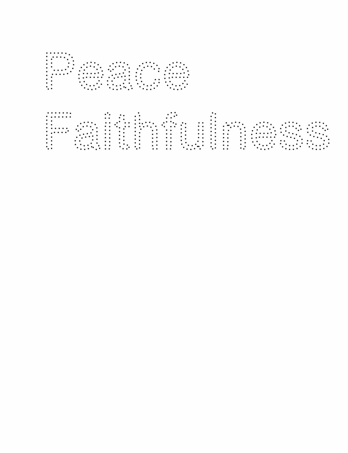 Fruit of the spirit templates