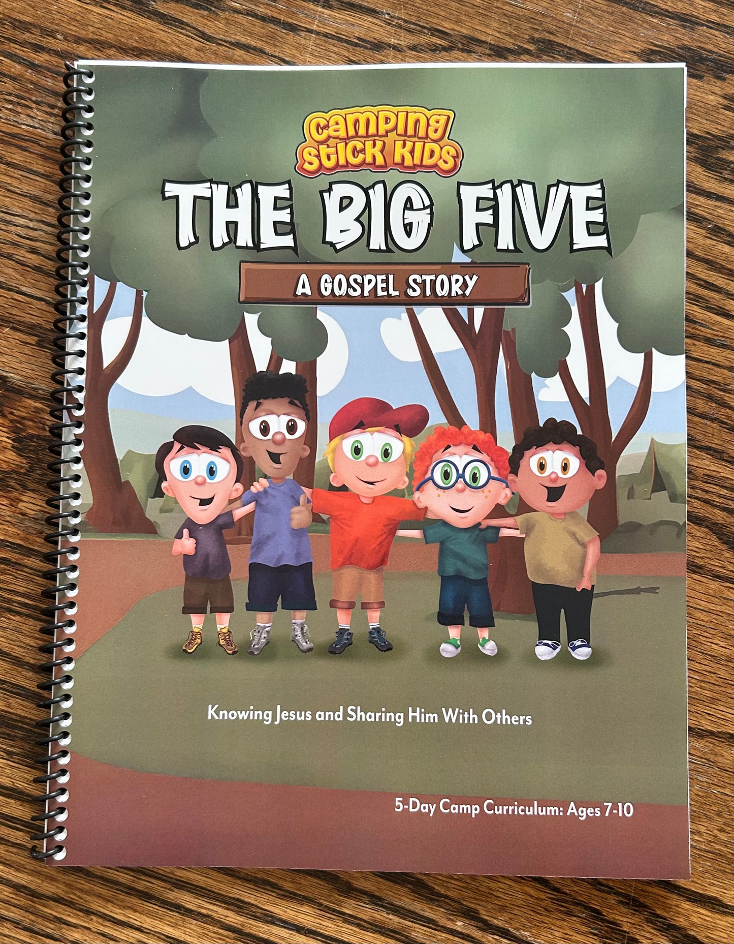 The Big Five A Gospel Story Leaders Guide with campers kit